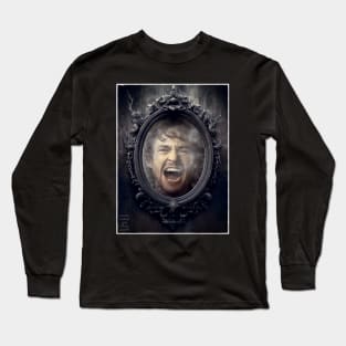 Will Graham Haunted AU Ghost Mirror Scream Long Sleeve T-Shirt